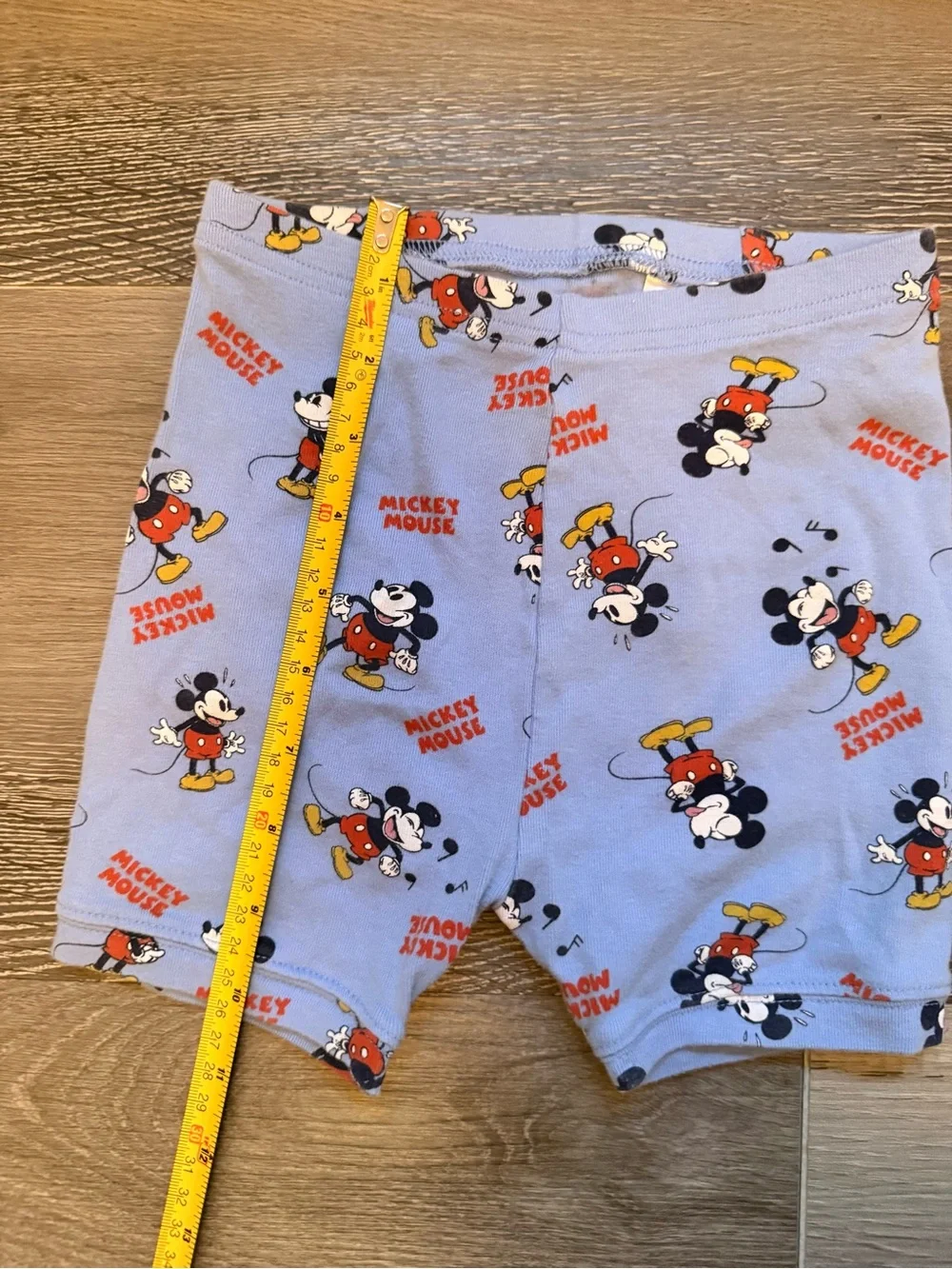 GAP Blue Mickey Mouse Short Sleeve Pajama Set